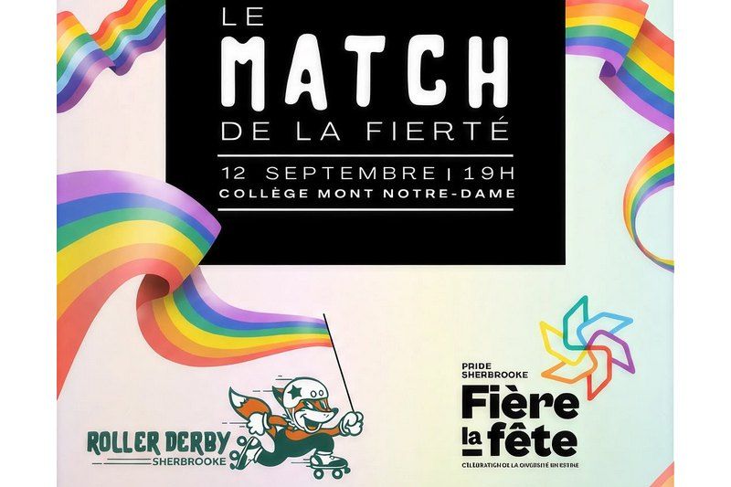 Roller Derby Sherbrooke conclut sa saison 2026 dans le cadre de la programmation officielle de la Fierté de Sherbrooke